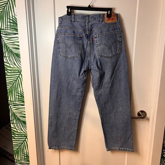 Levis 505 Regular Fit Straight Denim Jeans Size 38 x30 - Picture 2 of 10